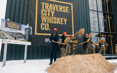 Traverse City Whiskey Co. Breaks Ground on First-of-Its-Kind Craft Whiskey Production Facility in Traverse City, Michigan