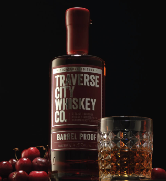 Traverse City Whiskey Co. Makes Limited-Release Barrel Proof Cherry Whiskey Available Beyond Michigan