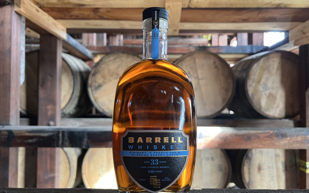 Barrell Craft Spirits® Launches 33-Year-Old Canadian Whiskey finished in French Oak & Oloroso Sherry Casks